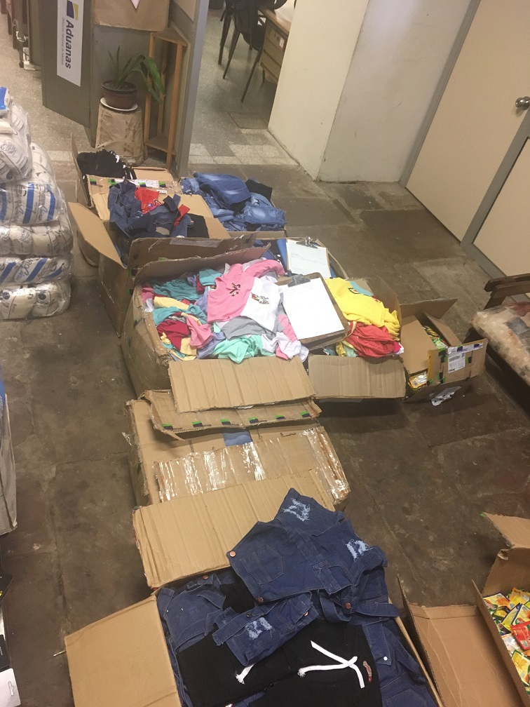 Imagen de mercadería incautada