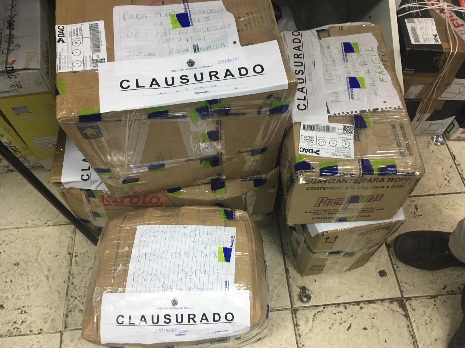 Imagen de mercadería incautada